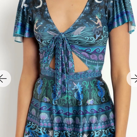 BlackMilk ocean magic rio playsuit - Picture 2 of 3